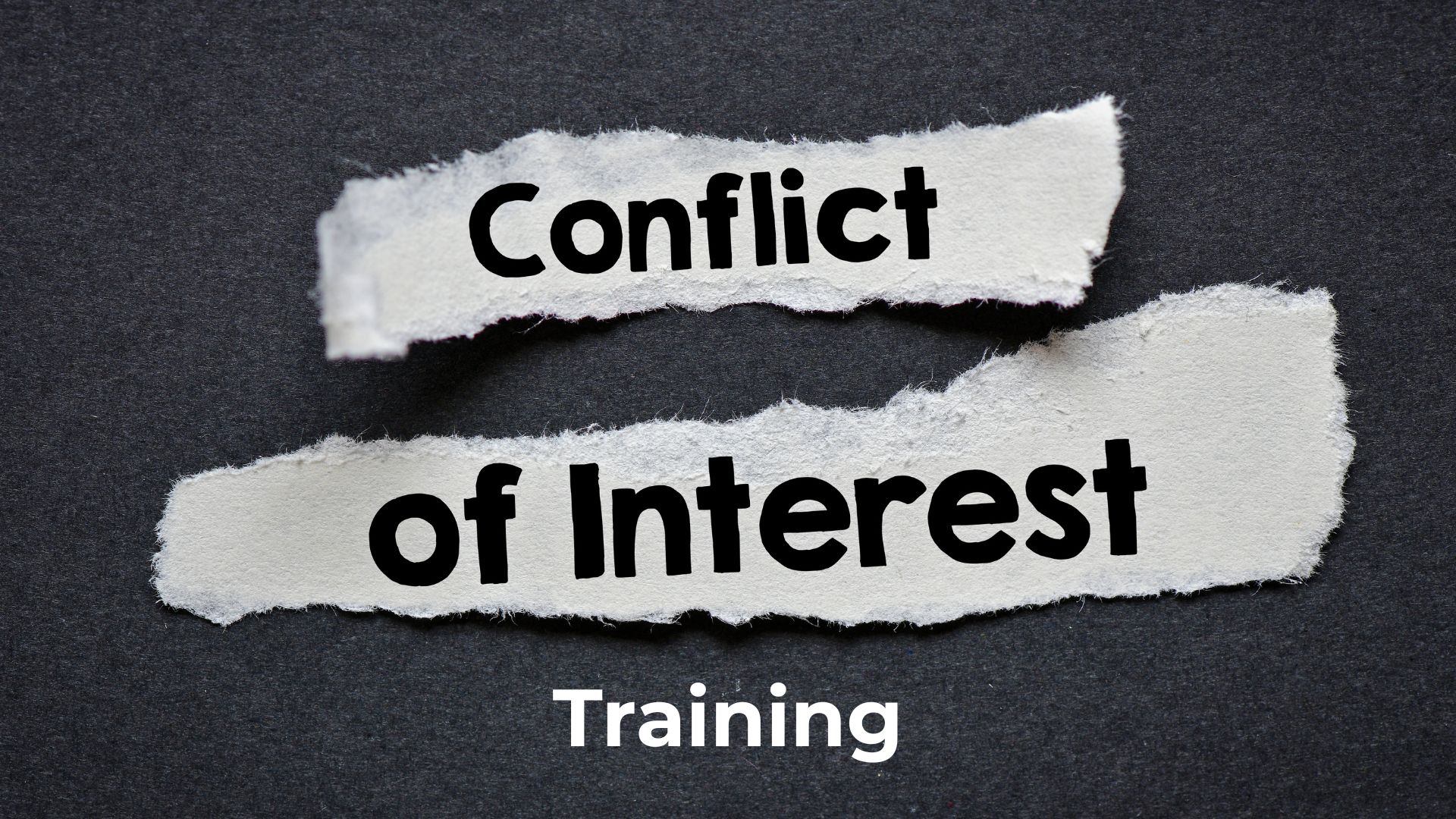 Conflict of Interest E-Course